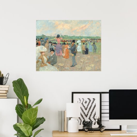 Poster Course à Longchamp - Jean-Louis Forain Art (Bureau à domicile)