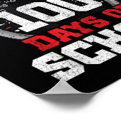 Poster Course À Travers 100 Jours De Course Scolaire Voit (Coin)