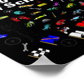 Poster Course À Travers 100 Jours De Voiture De Course Sc (Coin)