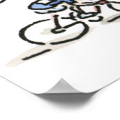 Poster Course à vélo (Coin)