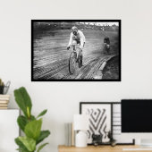 Poster Course à vélo de six jours 1909 (Bureau à domicile)