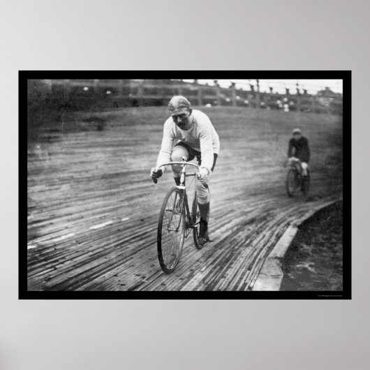 Poster Course à vélo de six jours 1909 (Devant)