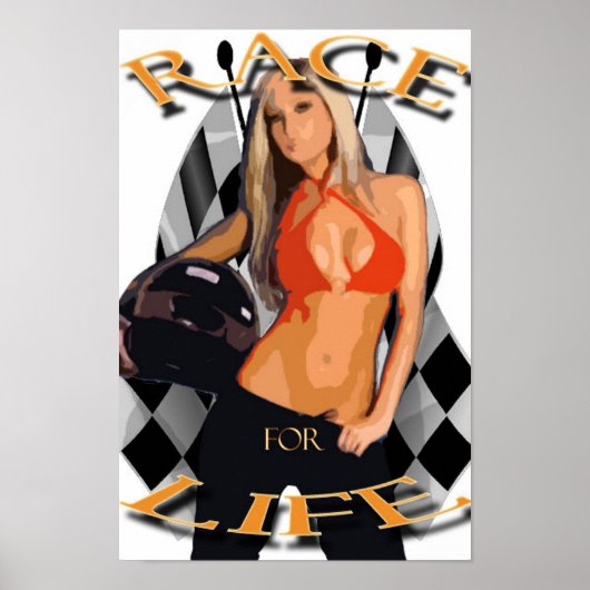 Poster Course À Vie (Devant)