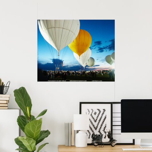 Poster Course au ballon à gaz/GBTAC14 (Bureau à domicile)