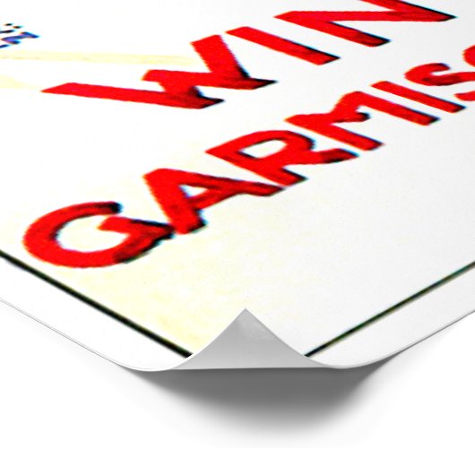 Poster Course automobile allemande ADAC ~ Publicité autom (Coin)