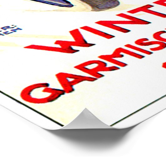 Poster Course automobile allemande ADAC ~ Publicité autom (Coin)