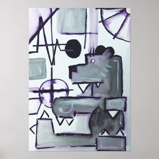 Poster Course blanche (Devant)