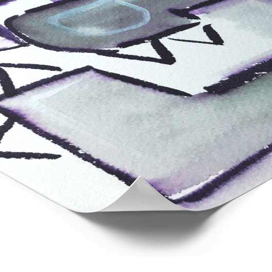 Poster Course blanche (Coin)