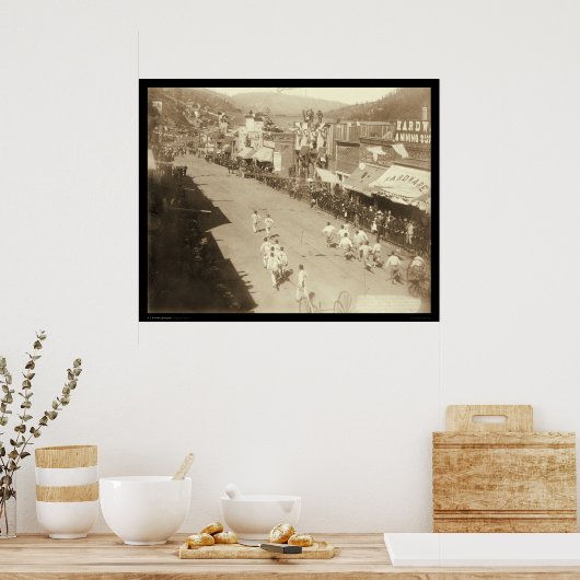 Poster Course chinoise Hub-and-Hub Deadwood SD 1888 (Cuisine)