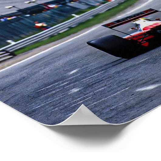 Poster Course d'Ayrton Belgique (Coin)