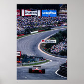 Poster Course d'Ayrton Belgique (Devant)