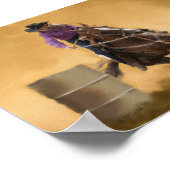 Poster Course de barils (Coin)