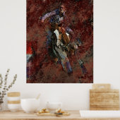 Poster Course de barils (Cuisine)