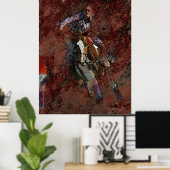 Poster Course de barils (Bureau à domicile)