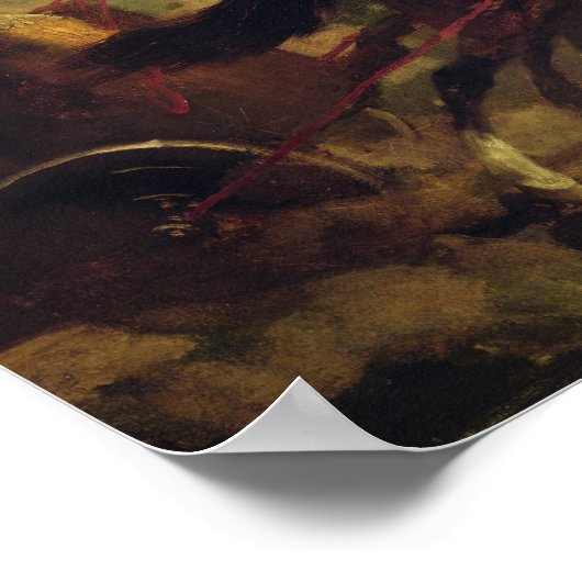 Poster Course de Chariot antique (Coin)