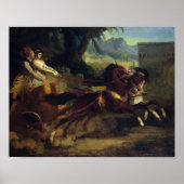 Poster Course de Chariot antique (Devant)