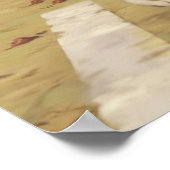 Poster Course de chats, piste et terrain (Coin)