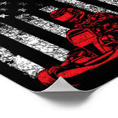 Poster Course de Kart - Course de Kart Usa Drapeau Améric (Coin)
