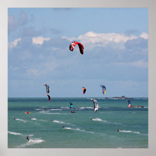 Poster Course de Kiteboard
