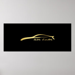 Poster Course de la brosse G35 - or