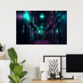 Poster course de minuit (Bureau à domicile)