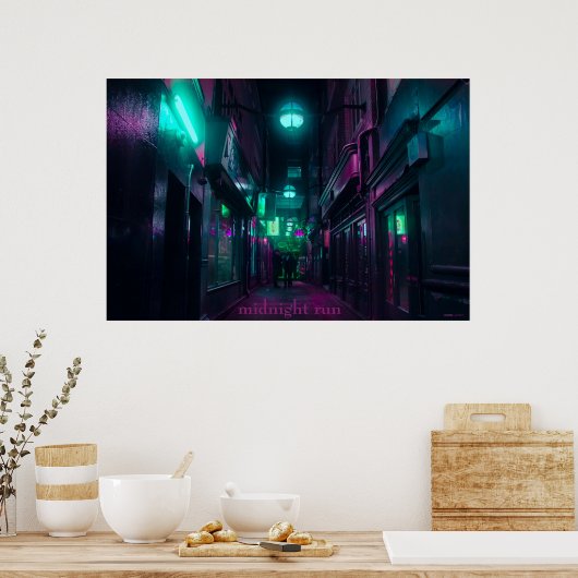 Poster course de minuit (Cuisine)