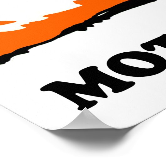 Poster Course de moto (Coin)