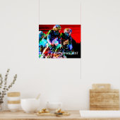 Poster Course de vélo couleur Super Crayon (Cuisine)