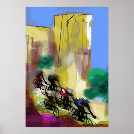 Poster Course de vélos 62110 (Devant)