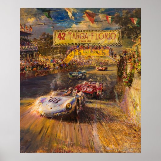 Poster Course d'Oldtimer (Devant)