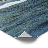 Poster Course en Speedboat sur le lac (Coin)