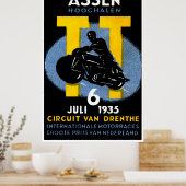 Poster Course Internationale De Moto 1935 (Cuisine)