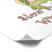 Poster Course lente et régulière remporte (Coin)