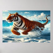 Poster Course Ocean Run : la majesté du tigre du Bengale (Devant)