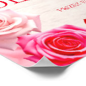 Poster Course pour l'accueil du Derby Party Rose (Coin)