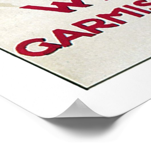 Poster Course routière vintage (Coin)