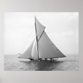 Poster Course Sloop Oweene, 1891 (Devant)