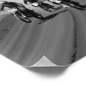 Poster Course sur piste plate (Coin)