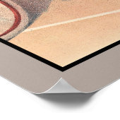 Poster Course vintage Litho Dessin à vélo (Coin)