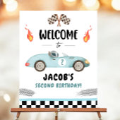 Poster Course Voiture de course Deux rapide Curious Boy B
