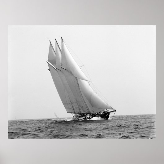 Poster Course Yacht Atlantique : 1904 (Devant)