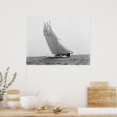 Poster Course Yacht Atlantique : 1904 (Cuisine)