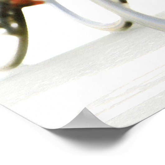 Poster Courses à vélo -Couleur -4 (Coin)