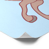 Poster Courses de chevaux. (Coin)