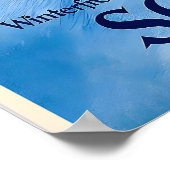 Poster Courses de ski, plaisir d'hiver dans les hautes mo (Coin)