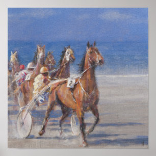 Poster Courses Lancieux la Bretagne 2014 de trot