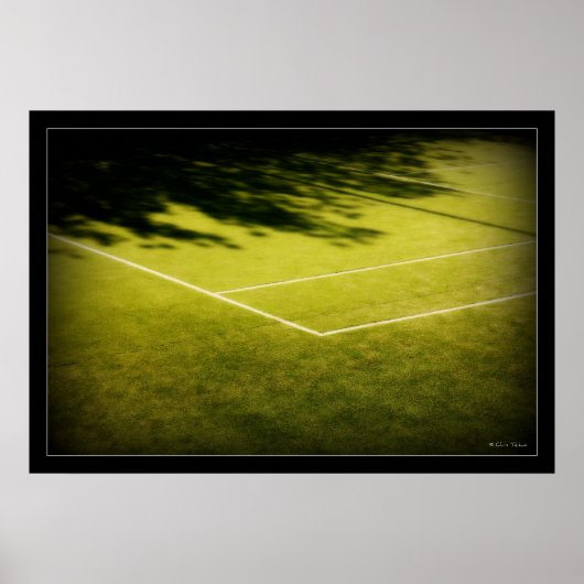 Poster court de tennis (Devant)