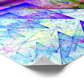 Poster Courte couverture triangulaire inversée (Coin)