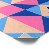 Poster Courte moderne en bloc étoilé (Coin)