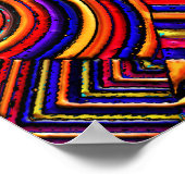 Poster courtepointe numérique moderne rétro (Coin)